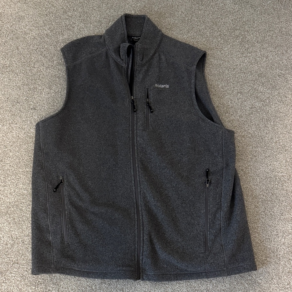 Solaris Gray Fleece Vest